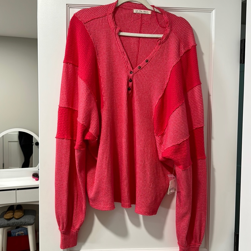 Free people button thermal